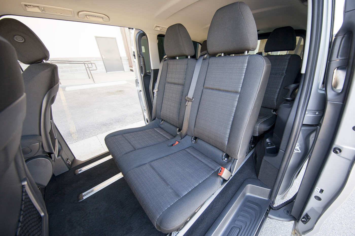 mercedes metris folding seats