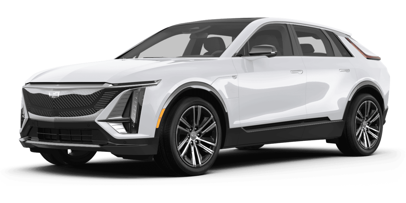 2024 Top Luxury Compact Suv Johna Madella   2024 Cadillac LYRIQ White Full Color Driver Side Front Quarter 