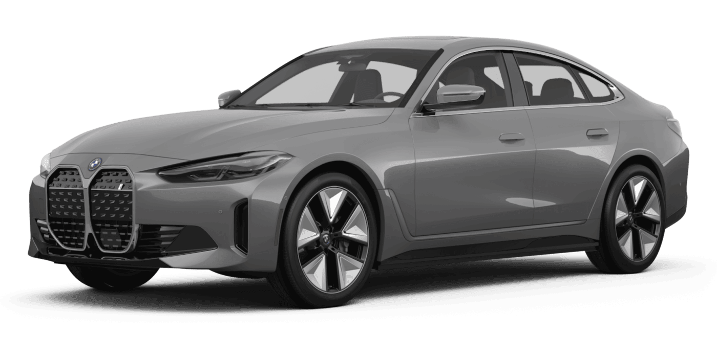 2024 BMW I4 Gray Full Color Driver Side Front Quarter 