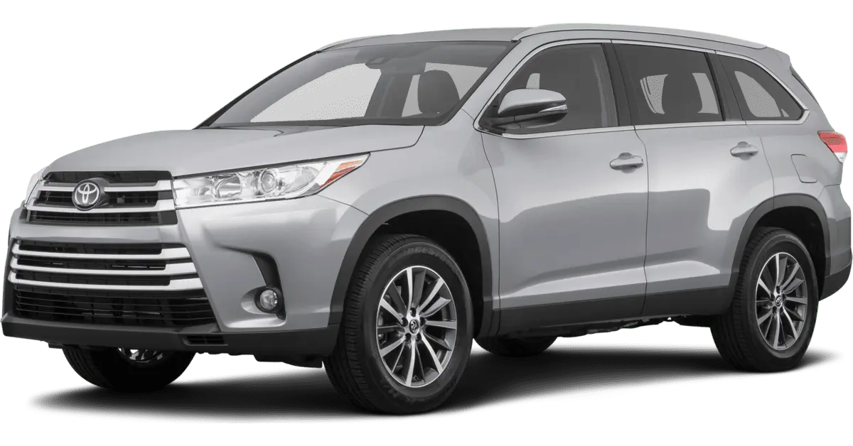 2019 Toyota Highlander Color Chart