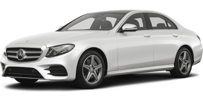 2017 Mercedes Benz E Class white full_color driver_side_front_quarter